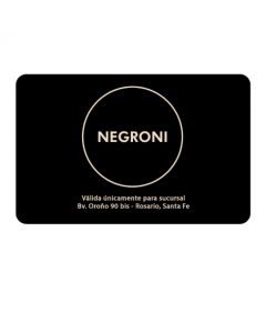 Negroni - Gift Card Virtual $1000